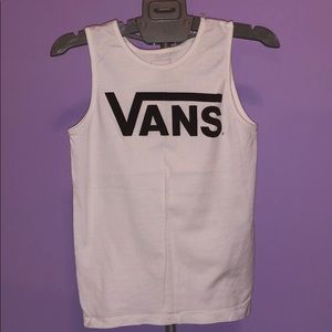 Vans white tank top